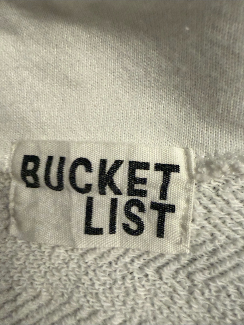 BUCKETLIST White Cropped Half-Zip Pullover - Picture 2 of 7